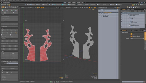 MODO 12.2 :: PROCEDURAL | UV TO MESH